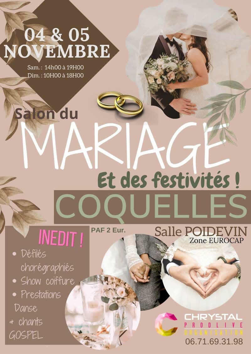 Salon du mariage Coquelles 2023 